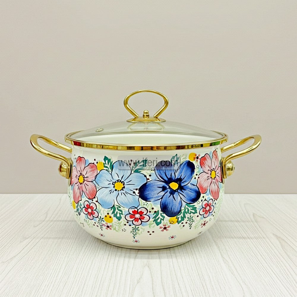 28cm Enamel Soup Pot, Stew Pot, Casserole, Induction Based Cookware with Lid IF123