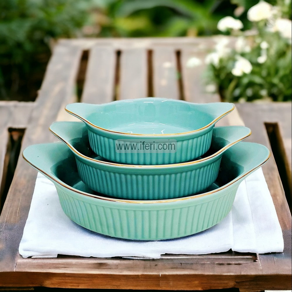 3 Pcs Ceramic Serving Dish Set CGA0124