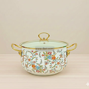 26cm Enamel Soup Pot, Stew Pot, Casserole, Induction Based Cookware with Lid IF125