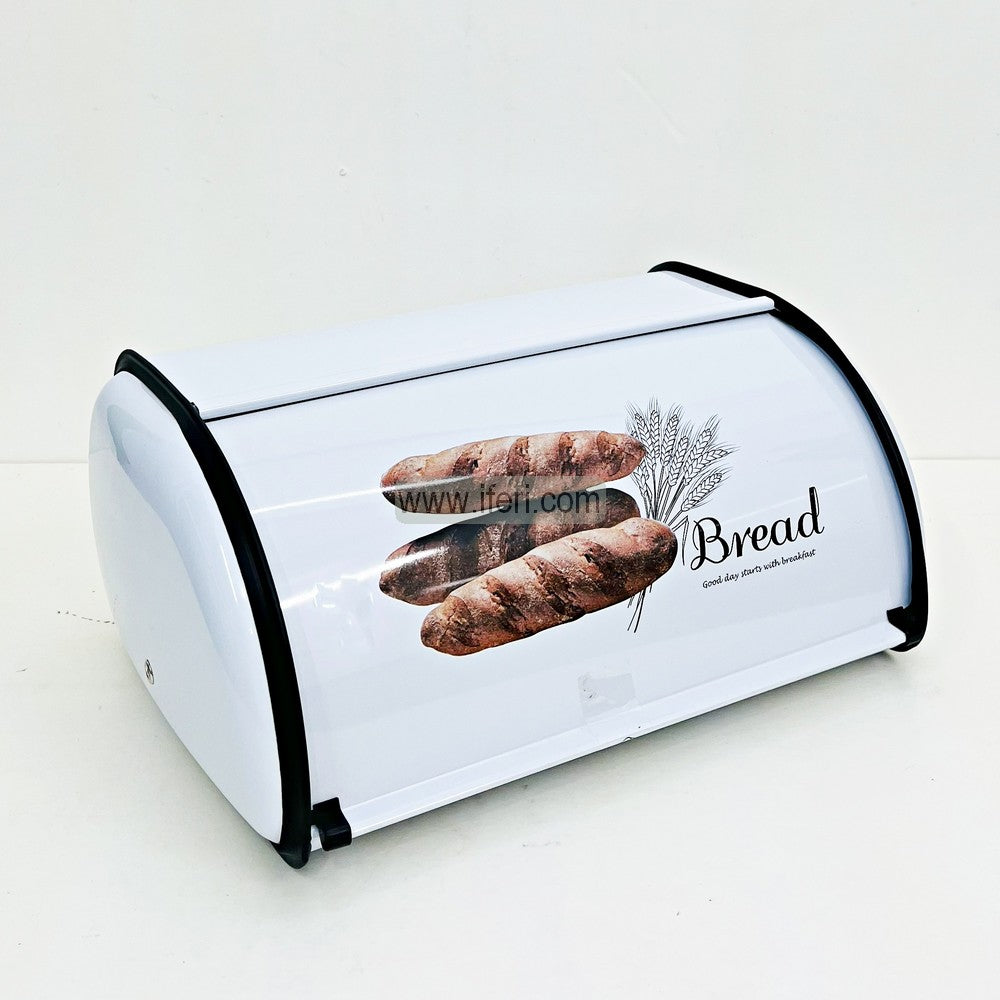 15 Inch Metal Bread Box, Fruit, Dessert Display Cabinet with Cover RY3125