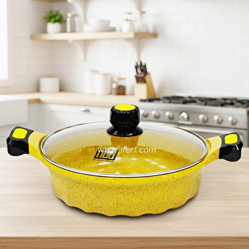 28cm MGC Non-Stick Cookware / Shallow Casserole with Lid SMN0127