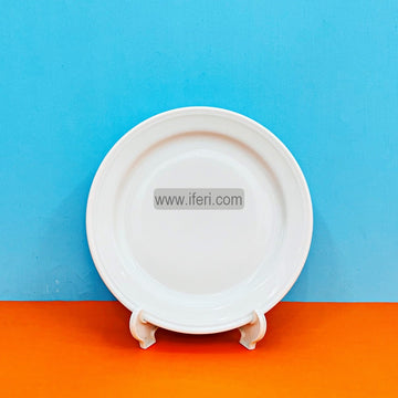 8 Inch 6 Pcs White Ceramic Half Plate CGA0132