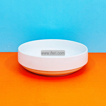 8 Inch White Large Ceramic Curry/Soup Serving Bowl CGA0137