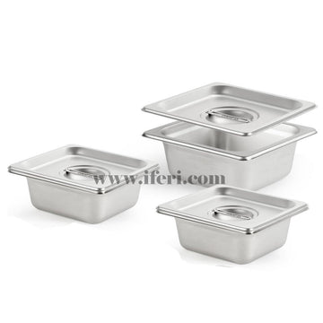 7 inch 1/6 Stainless Steel Deep 2.5 inch food Pan EB1/6-25