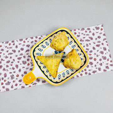 8.5 Inch Ceramic Snacks Serving Dish, Tray RY3140