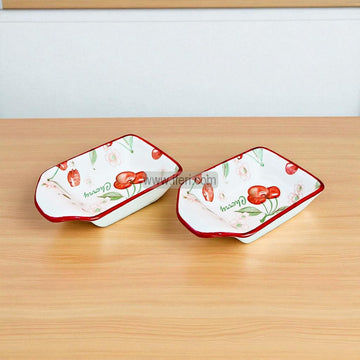 2 Pcs Ceramic Sauce, Gravy Serving Bowl RY3142