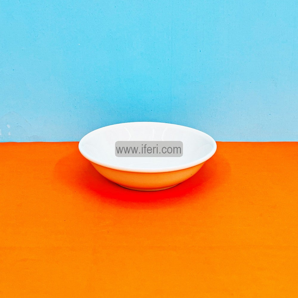 5.5 Inch White Ceramic Small Curry Serving Bowl CGA0149