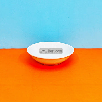 5.5 Inch White Ceramic Small Curry Serving Bowl CGA0149