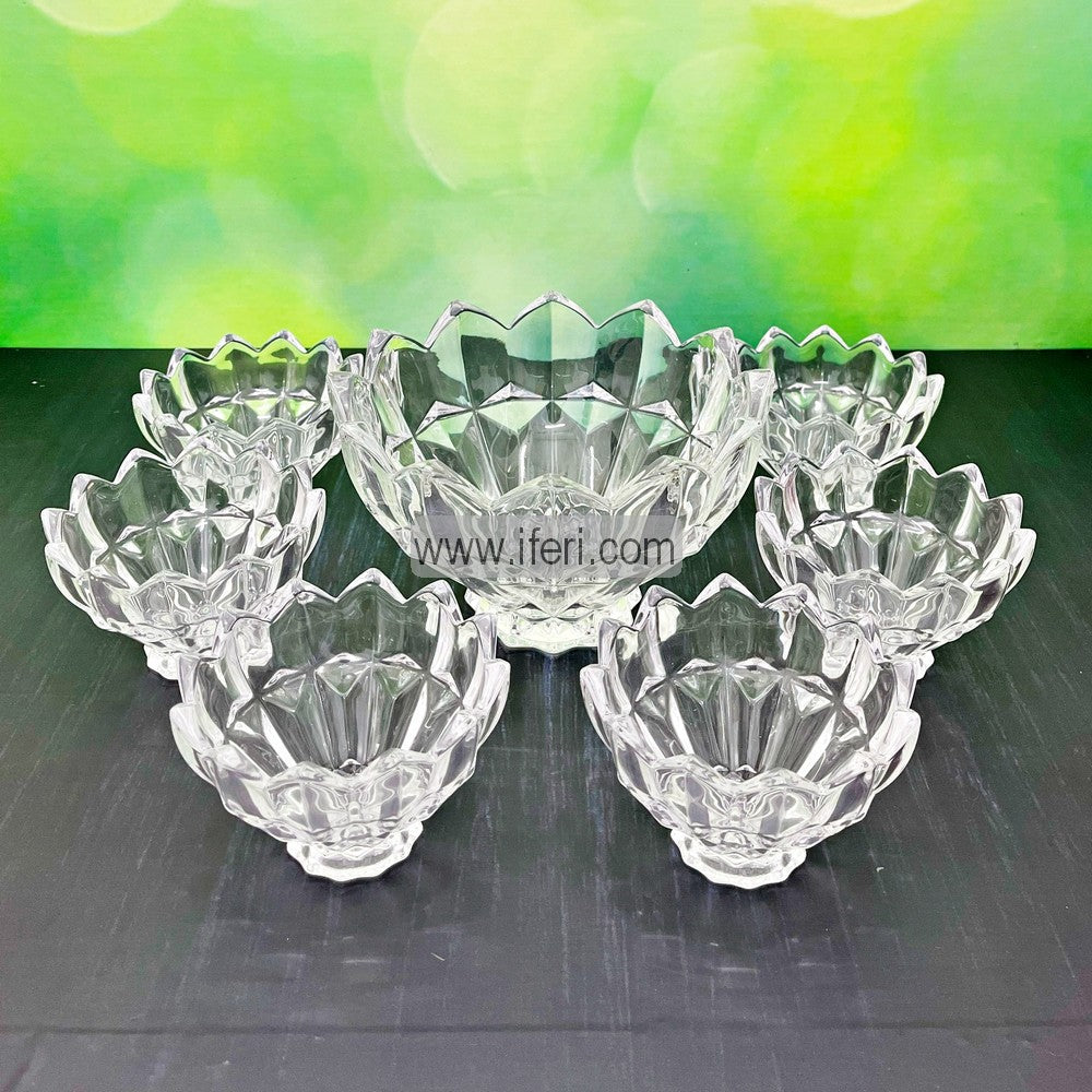7 Pcs Glass Firni, Dessert Serving Bowl Set FH7994