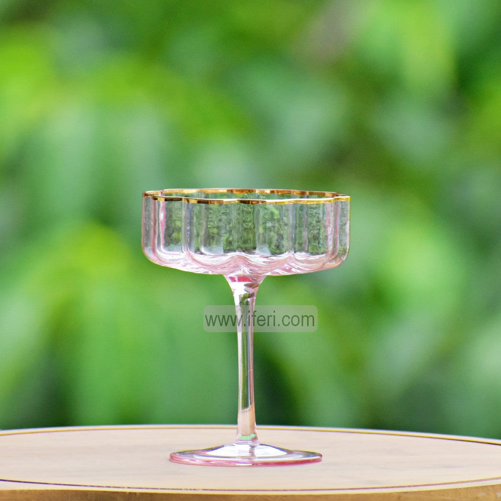 6 Pcs Golden Rim Ice Cream/ Dessert Cup, Coupe Glass Set ALV0150