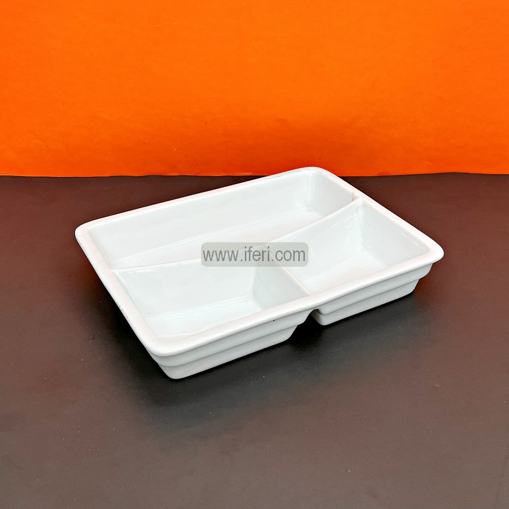 3 Part Ceramic Dried Fruit, Candy Serving Platter / Bowl CGA0159