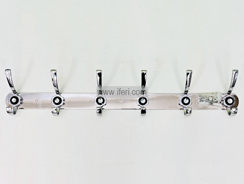 6 Hook Wall Mounted Metal Cloth / Kitchen Utensils Hanger ALP2163
