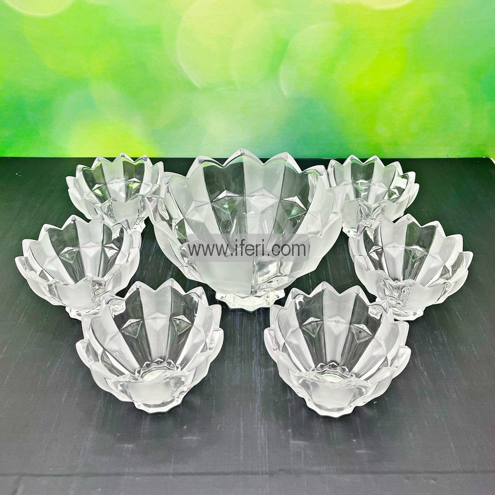 7 Pcs Glass Firni, Dessert Serving Bowl Set FH7996