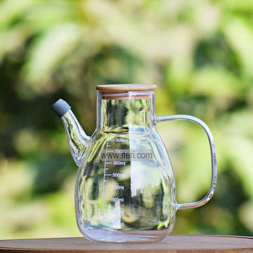 800ml Borosilicate Glass Oil Vinegar Jar / Pot CK0175