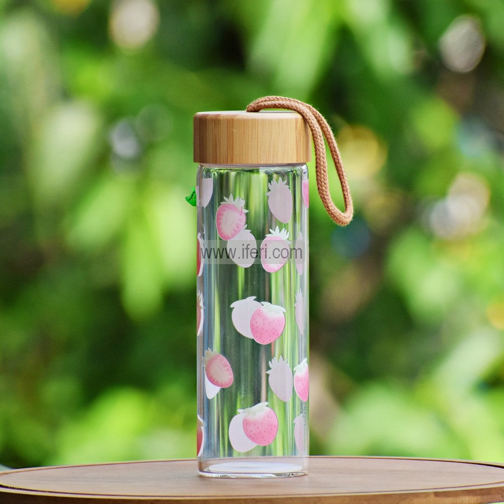 8.5 Inch Glass Water Bottle RY3187