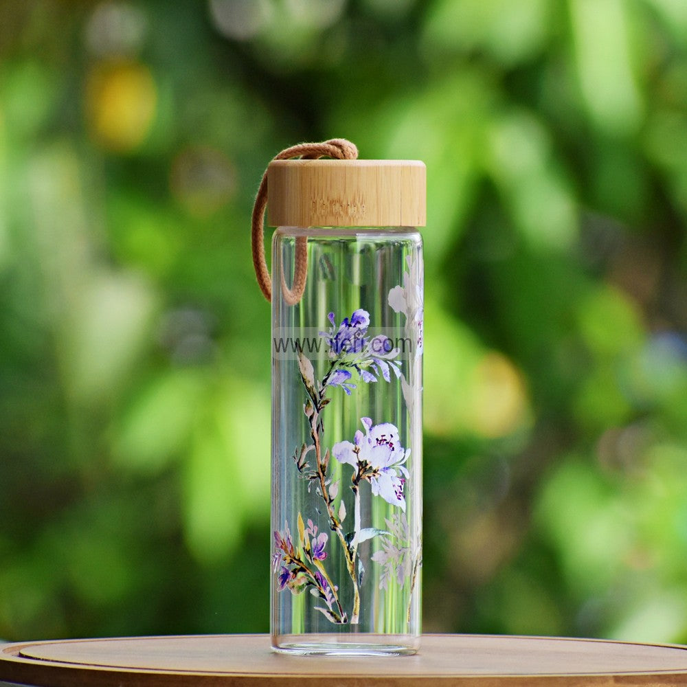 8.5 Inch Glass Water Bottle RY3188