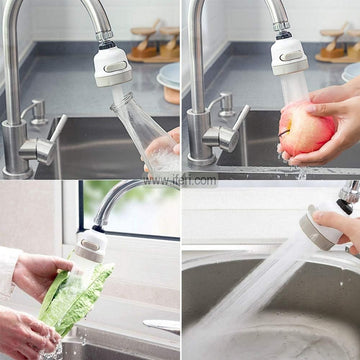 360° Swivel Faucet Aerator, Three-Speed Adjustment Splash-Proof Nozzle Household Tap Water Shower Water-Saving Rotating Filter AnZ019