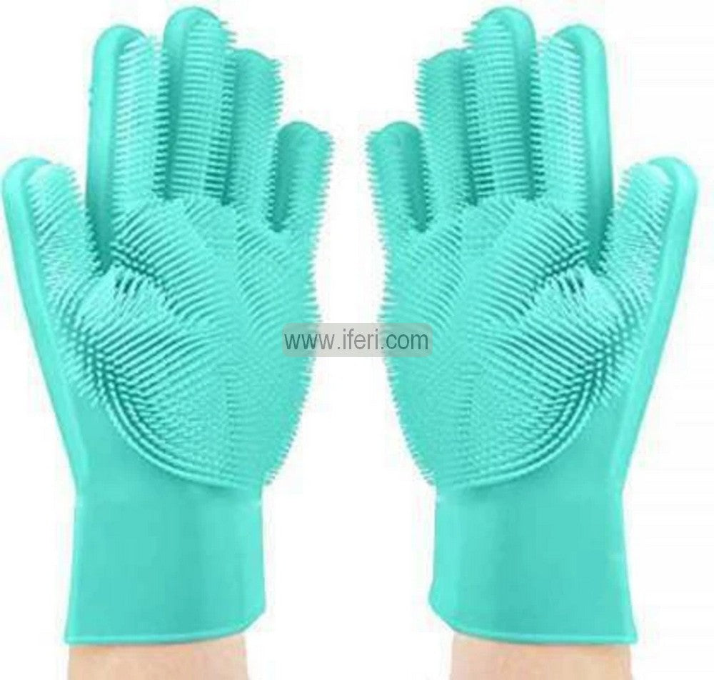 2 Pcs High Quality Silicone Dish Washing Kitchen Hand Gloves AnZ020
