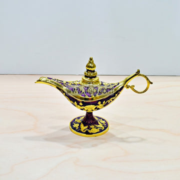 10 Inch Exclusive Metal Decorative Aladin Lamp RY2295