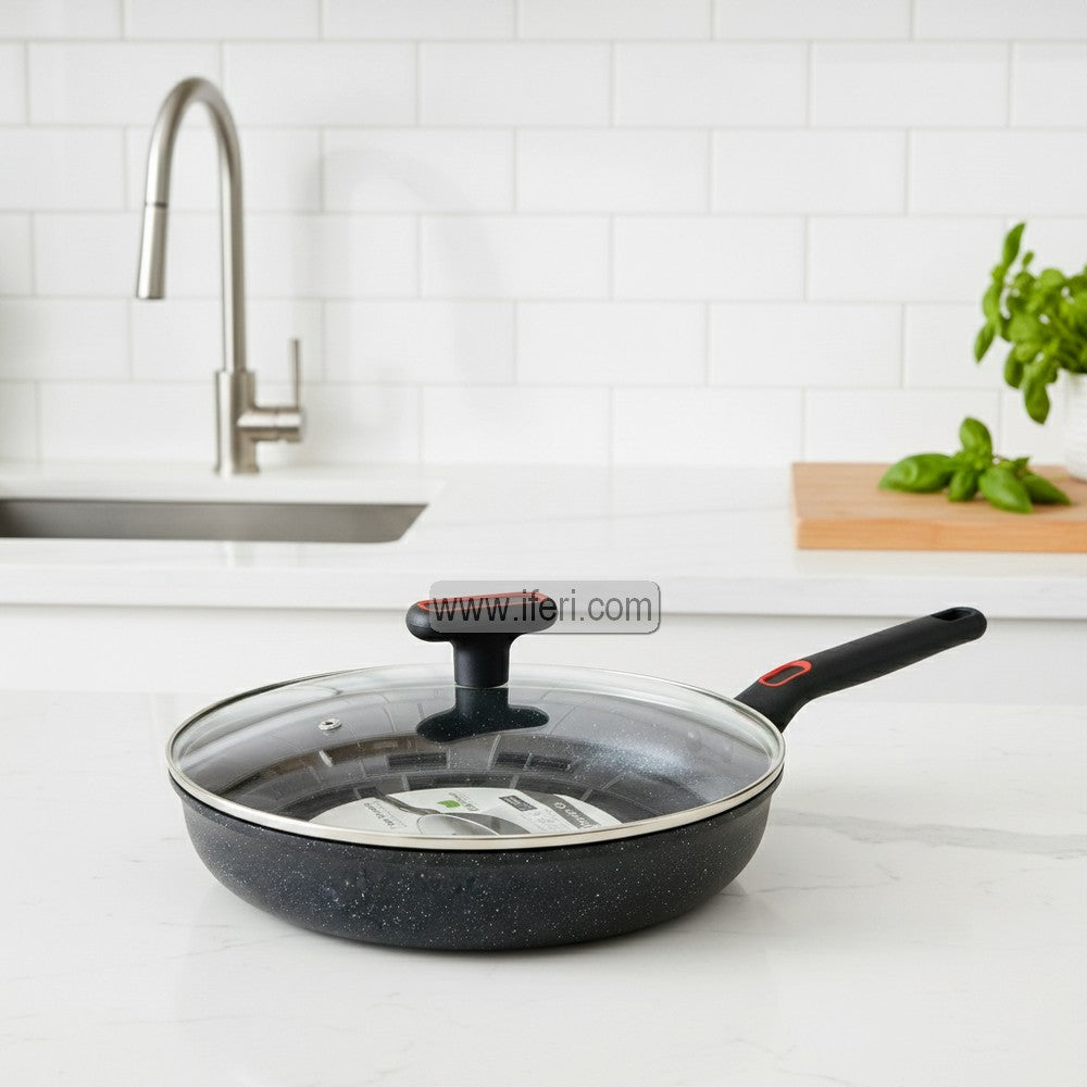 28cm Kiam Die Casting Non-stick Fry Pan with Lid BCG3591
