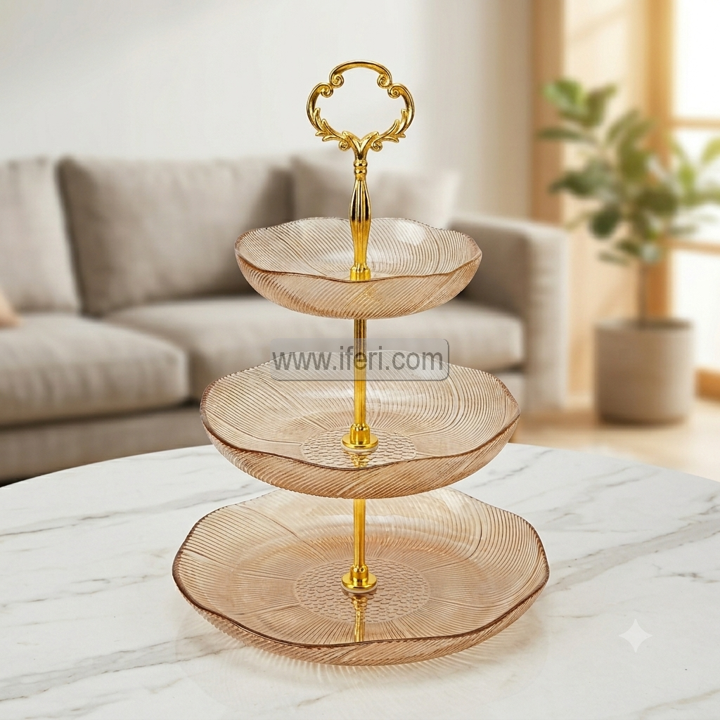 3 Tier Cake, Dessert, Appetizer Serving Stand DL6944
