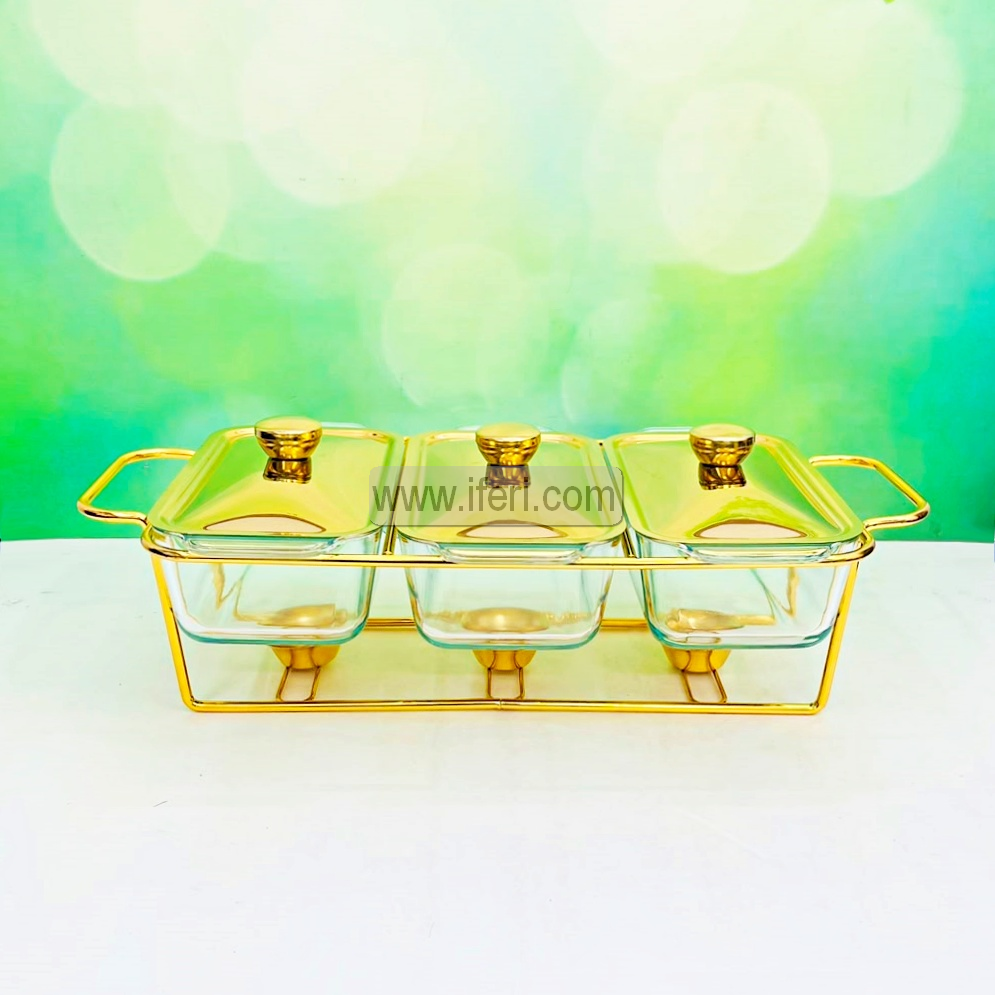 3.9 Ltr Golden Chafing Dish Food Warmer RY36898