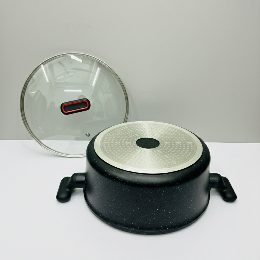 28cm Kiam Die Casting Non-stick Cookware, Casserole, Saucepan with Lid BCG3392