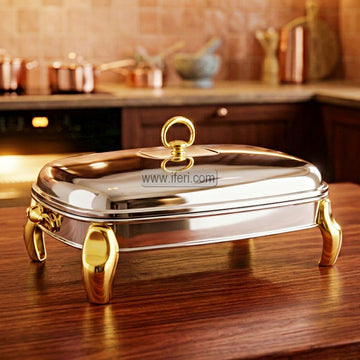 1.5 Liter Exclusive Stainless Steel Chafing Dish Food Warmer with Lid AZM023