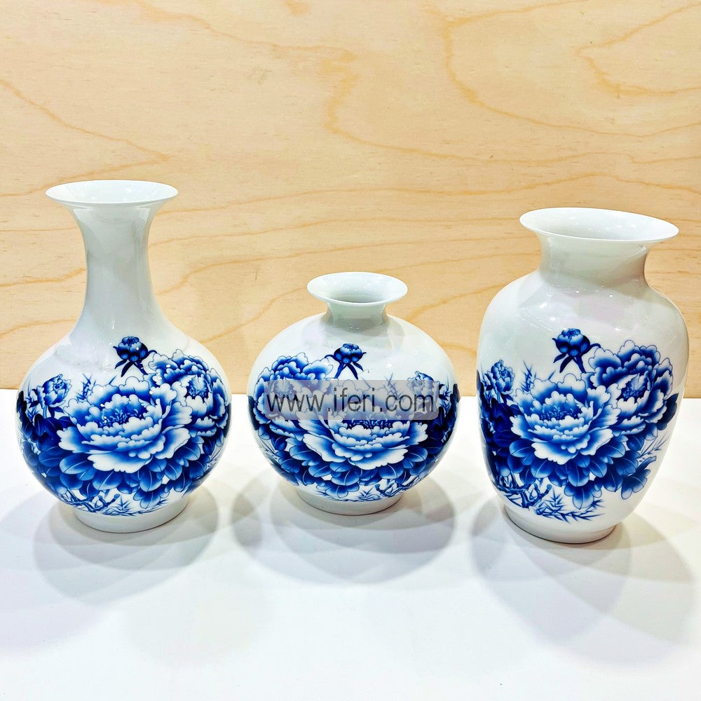 3 Pcs Exclusive Ceramic Decorative Flower Vase RY2394
