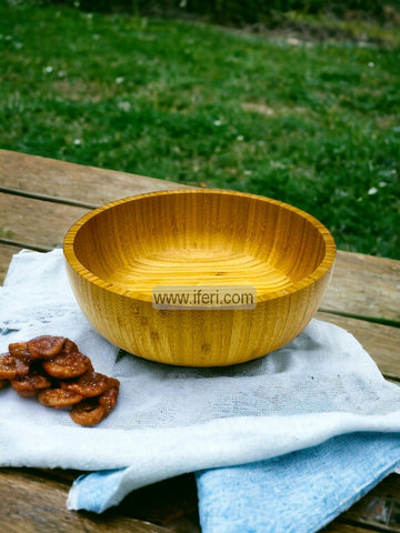 9.8 Inch Bamboo Mixing Bowl / Serving Bowl FH2359
