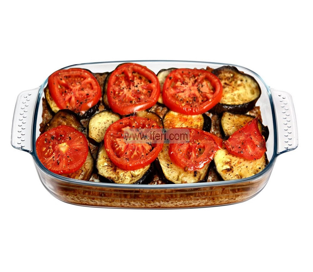 3 Pcs Oven Proof Tempered Glass Casserole Set KML4250