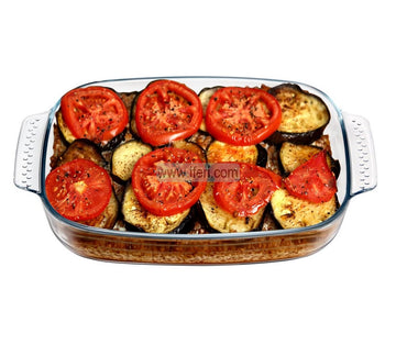 3 Pcs Oven Proof Tempered Glass Casserole Set KML4250