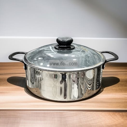 26cm SKB Stainless Steel Non-stick Marble Coating Cookware / Casserole / Saucepan with Lid UT1250