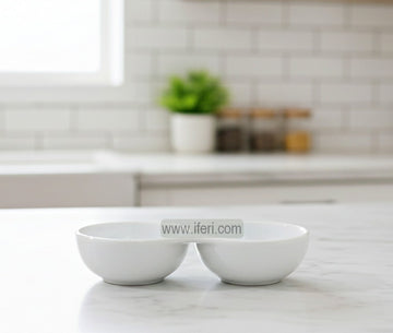 2 Part Ceramic Sauce Bowl CGA0251