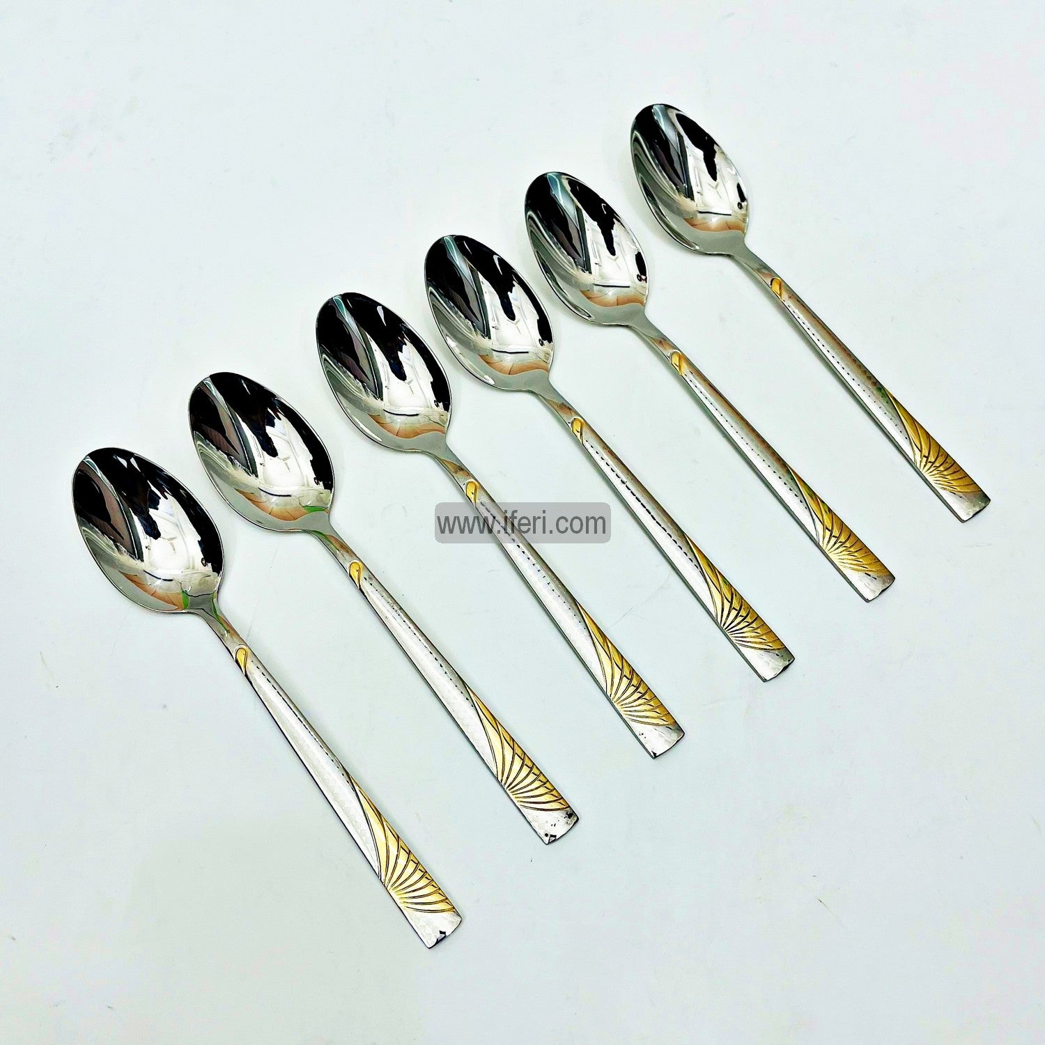 6 Pcs Stainless Steel Dinner Spoon Set TG10374