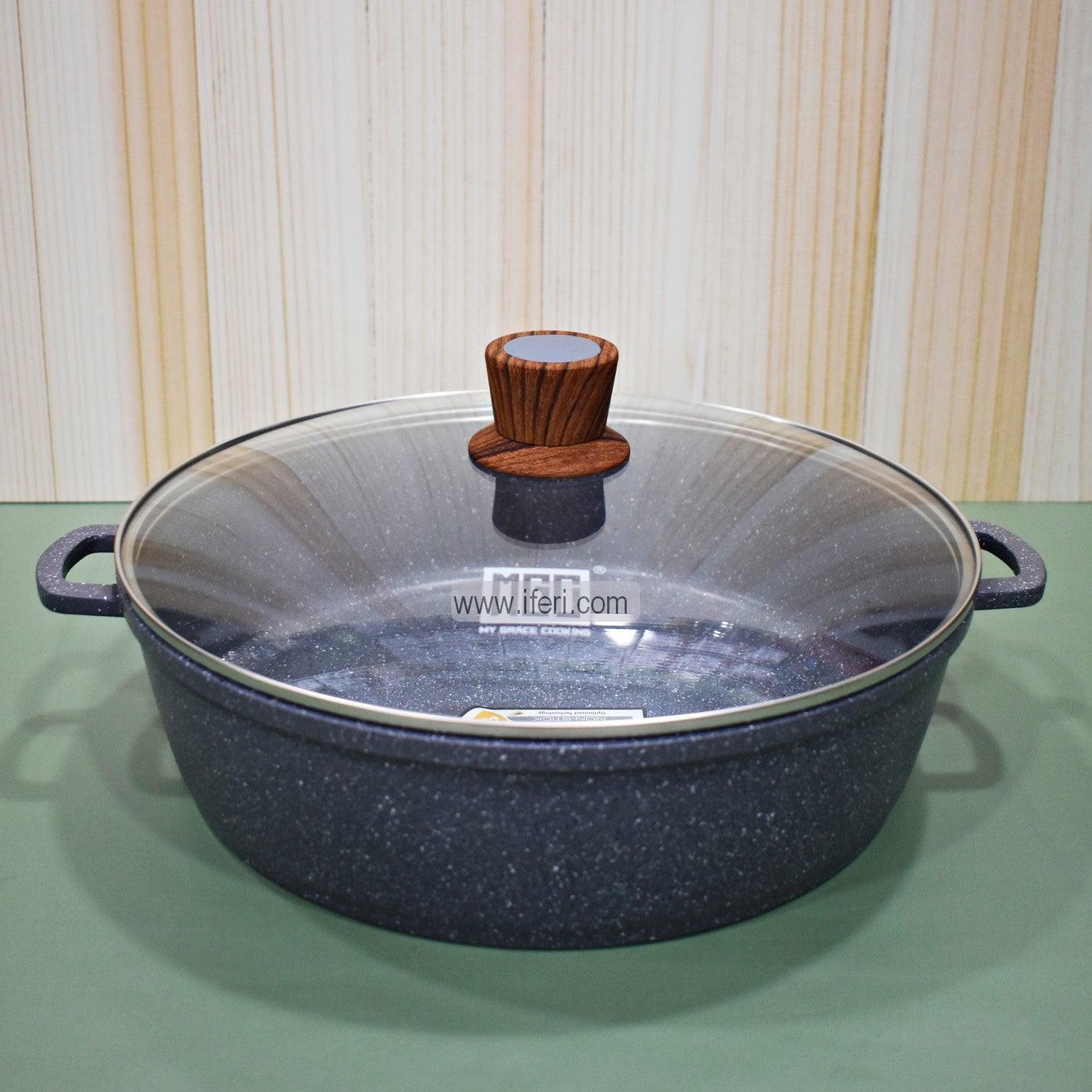 40 cm MGC Non Stick Granite Coated Cookware With Lid GDO8924 Price in Bangladesh - iferi.com