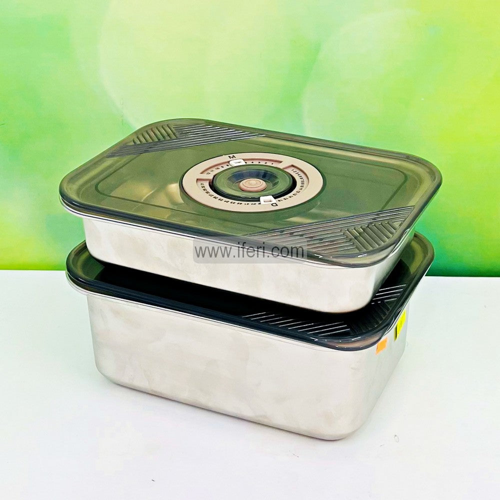 2 Pcs Stainless Steel Food Container MT275