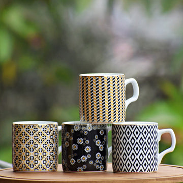 4 Pcs Ceramic Coffee Mug CGA0279