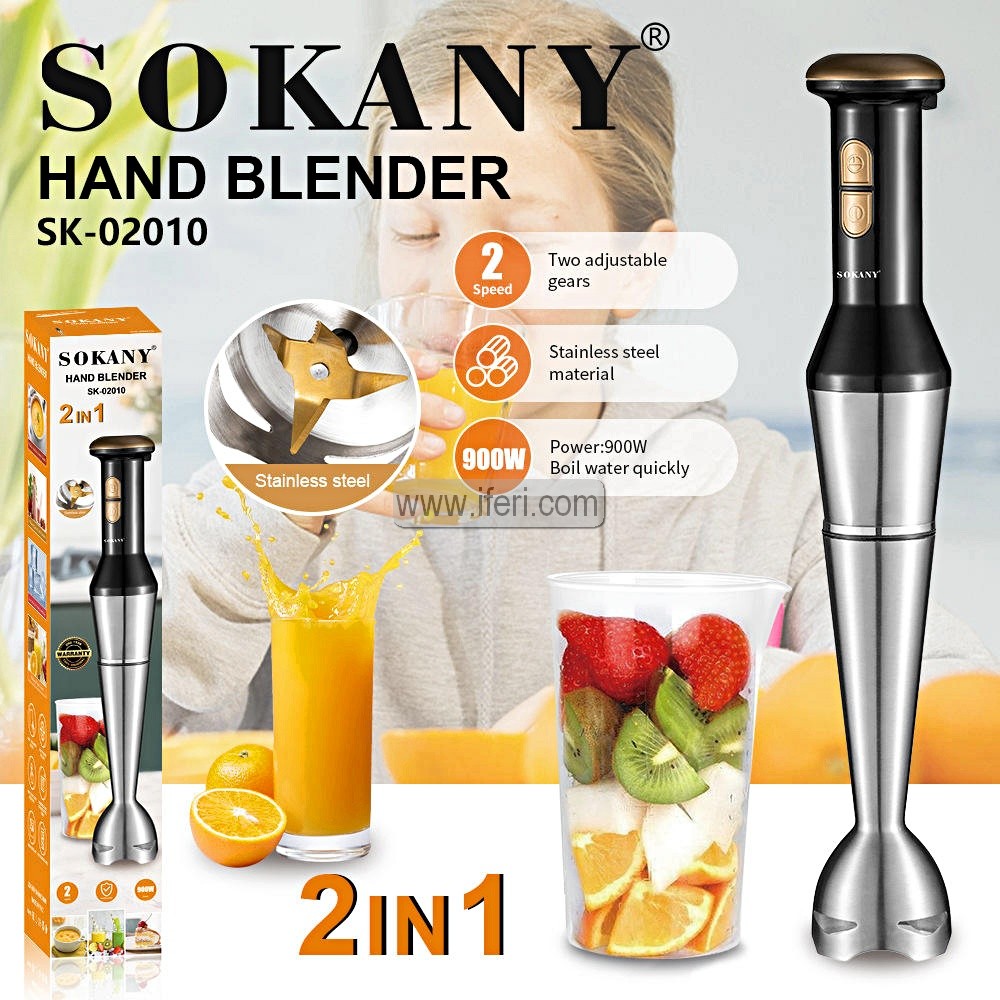 Sokany 900W 2 in 1 Hand Blender SK-02010