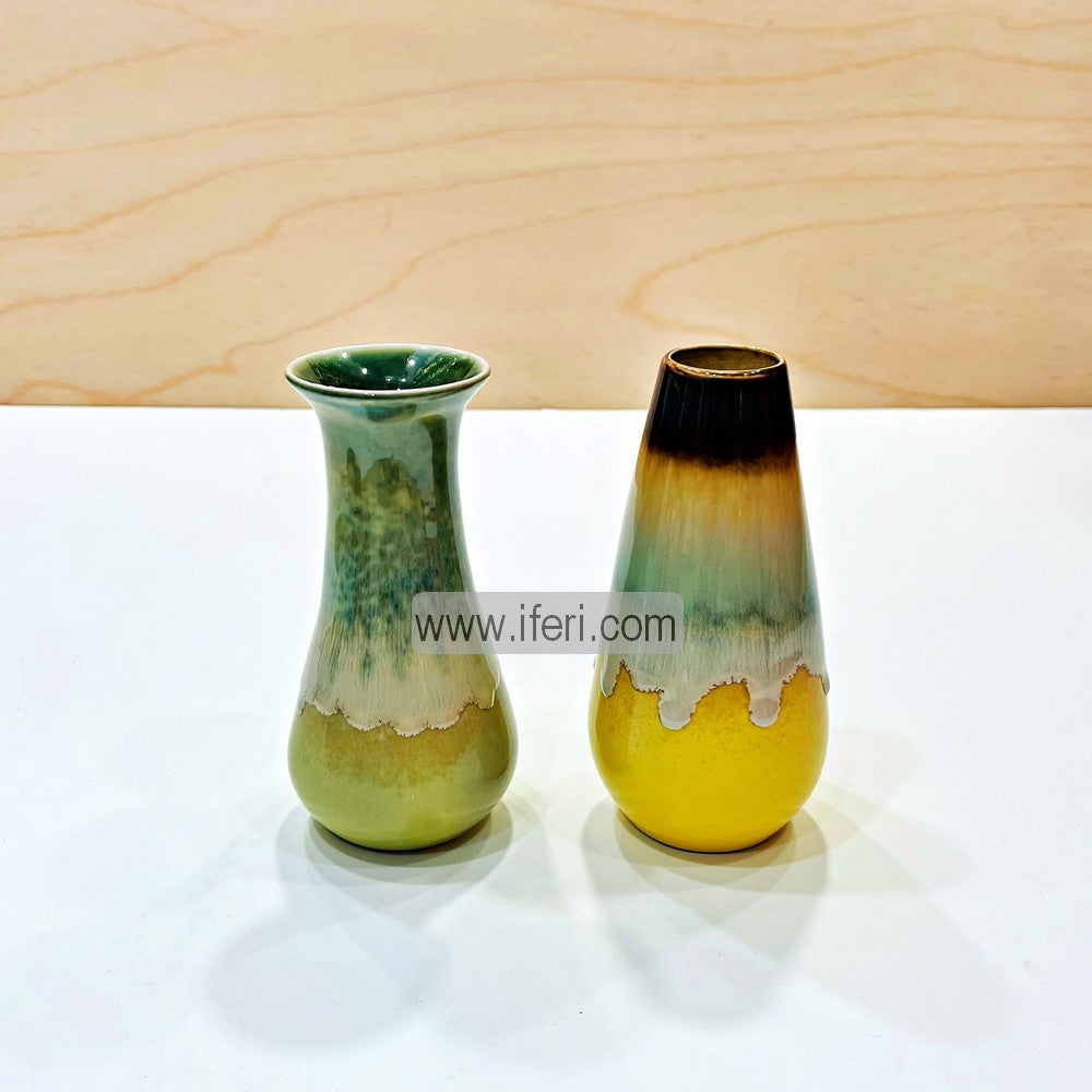 2 Pcs Exclusive Ceramic Decorative Flower Vase RY2399