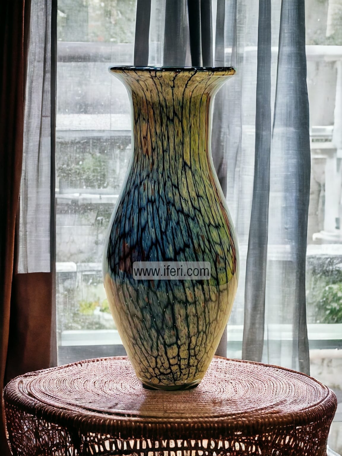 17 Inch Exclusive Glass Decorative Flower Vase RY92337