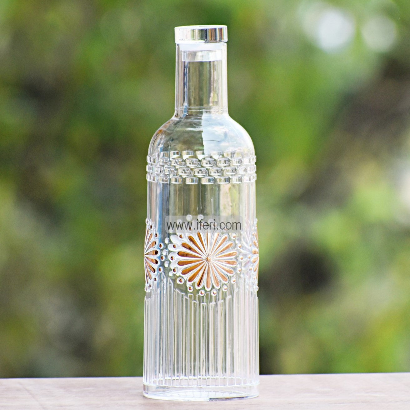 2 Pcs 1200ml Acrylic Water Juice Bottle ALP16801 (Rose Gold)