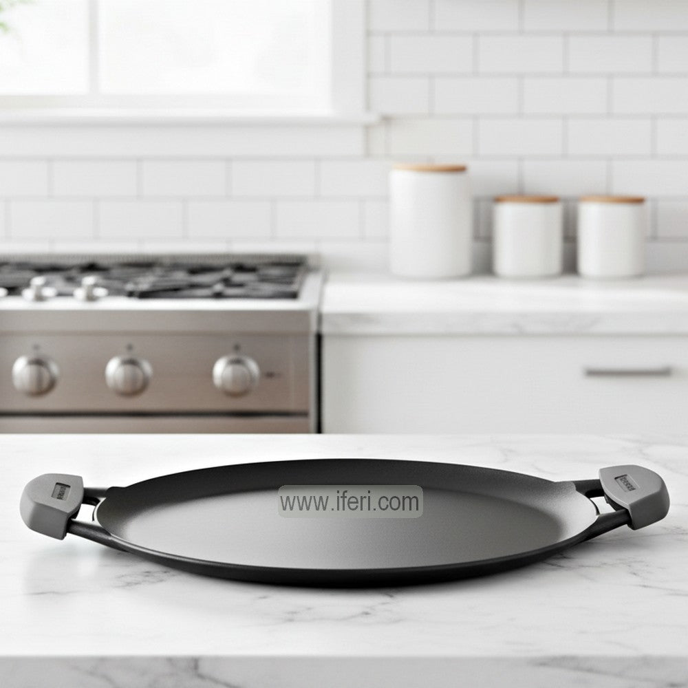 30cm Tramontina Titanex Cast Iron Flat Tawa, Dosa Tawa ALM6918
