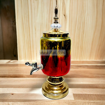 16.5 Inch Golden Glass Juice Dispenser FH2372
