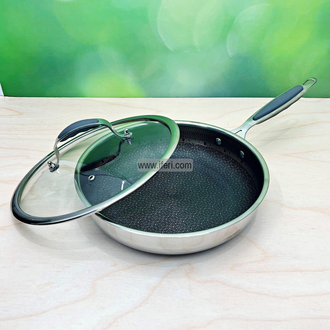 3 Layer Stainless Steel 316 Austenite Frying Pan with Lid Price in Bangladesh