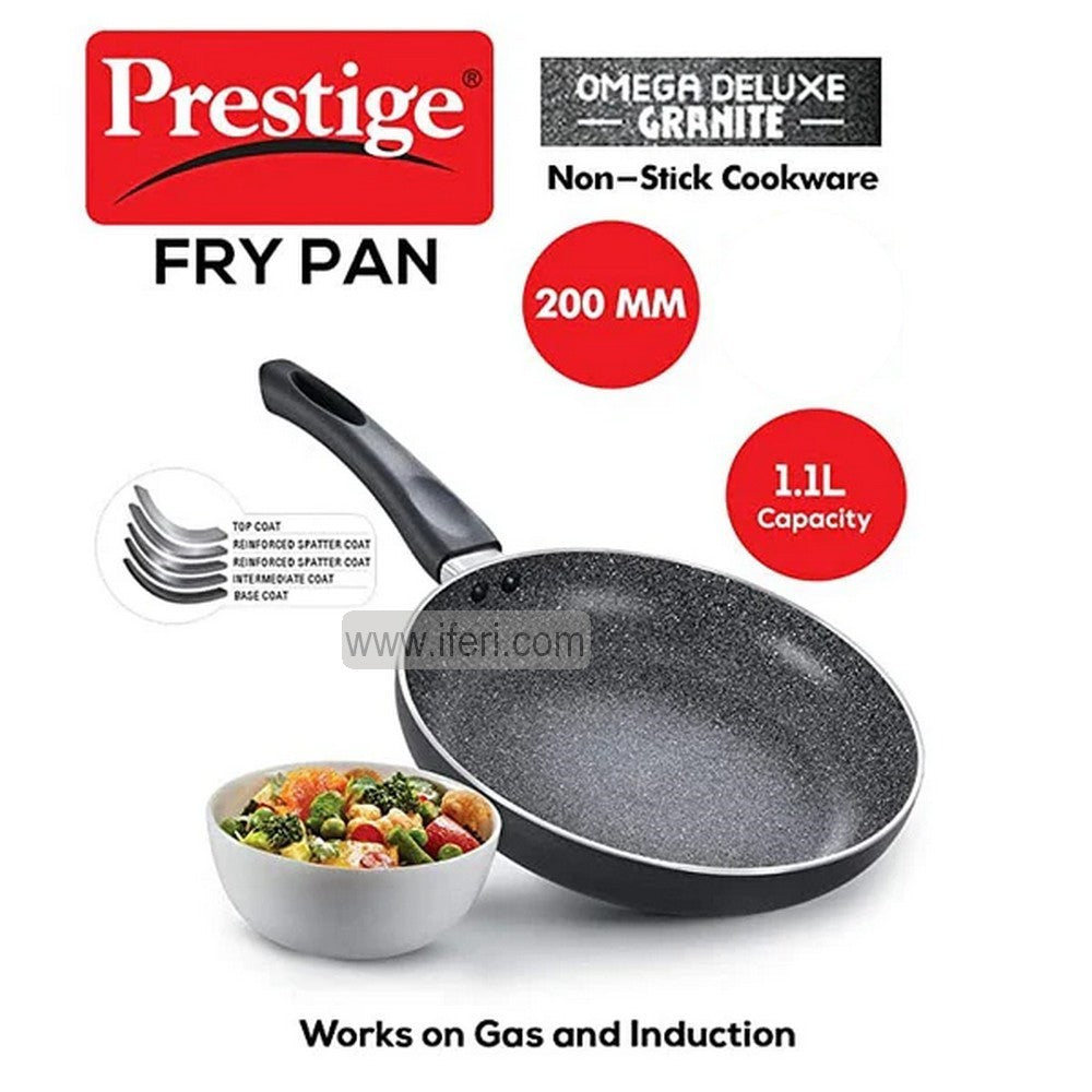 20cm Prestige Omega Deluxe Granite Coated Non-stick Fry Pan PG36304