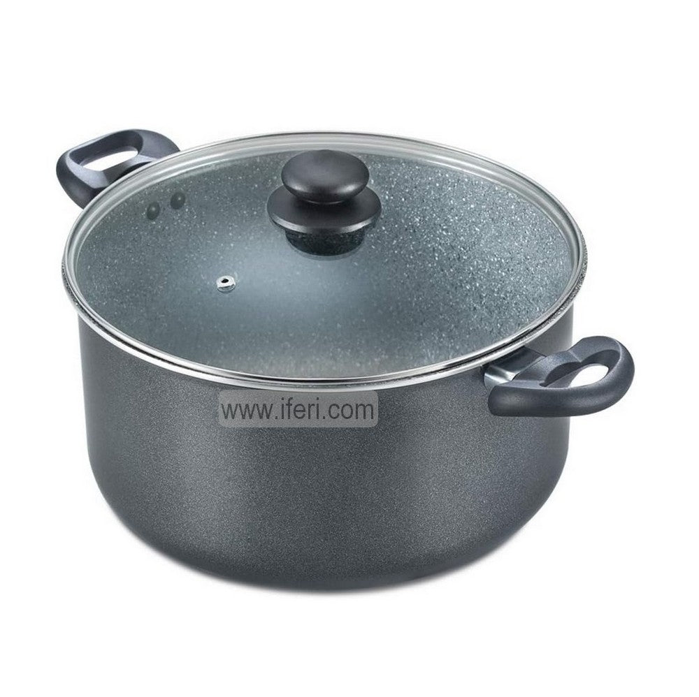 28cm Prestige Omega Deluxe Granite Coated Non-stick Stock Pot, Cookware PG36315