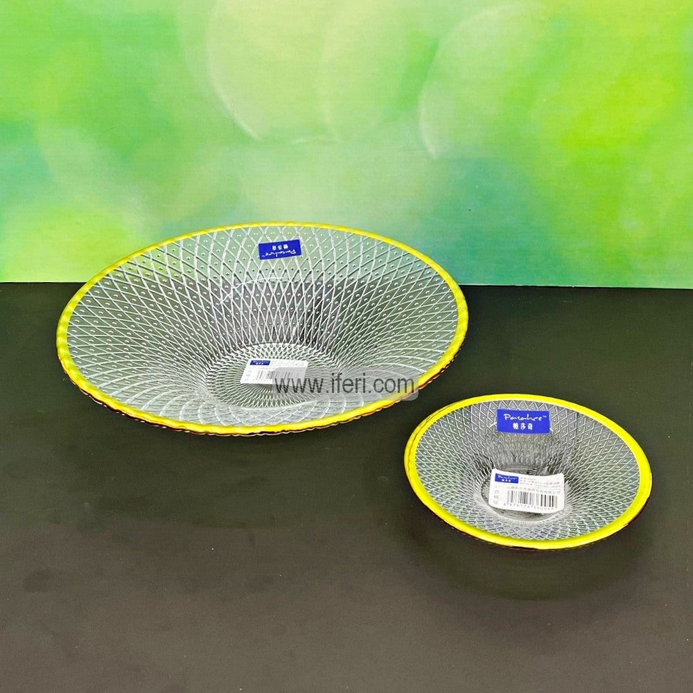 7 Pcs Exclusive Golden Rim Glass Firni, Dessert, Sweet Serving Bowl Set RH0317