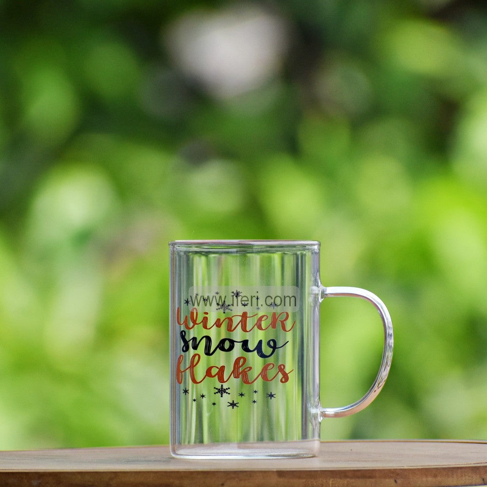 4 Inch Borosilicate Glass Coffee Mug MT319