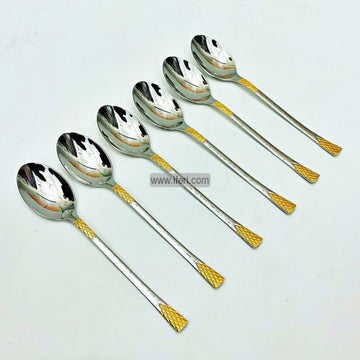 6 Pcs Stainless Steel Dinner Spoon Set TG10376